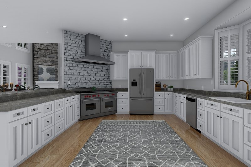 Home Plan - Interior - Kitchen for Craftsman House Plan #1060-53 - 3 bed, 2.5 bath