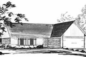 Ranch Exterior - Front Elevation Plan #36-359