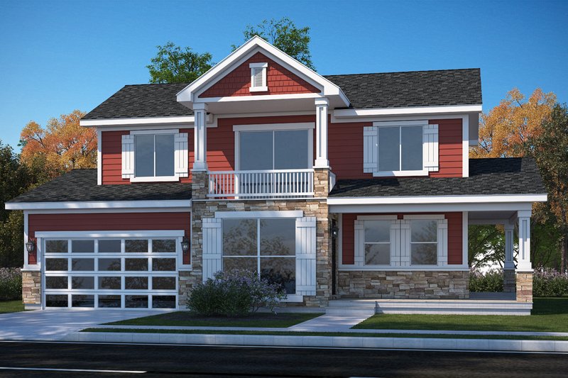 House Design - Farmhouse Exterior - Front Elevation Plan #1073-28