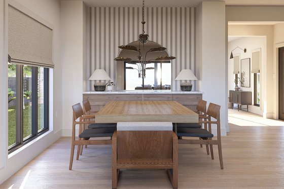 Interior - Dining Room 1 for Beach House Plan #455-672 - 3 bed, 3.5 bath