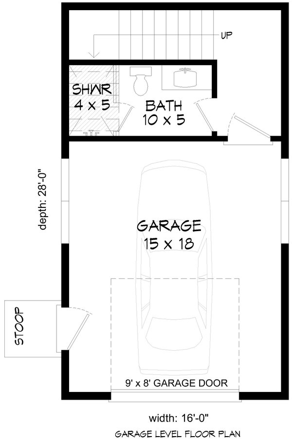 House Blueprint - Farmhouse Floor Plan - Main Floor Plan #932-1068