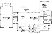 Cottage Style House Plan - 4 Beds 3.5 Baths 3854 Sq/Ft Plan #455-598 Floor 