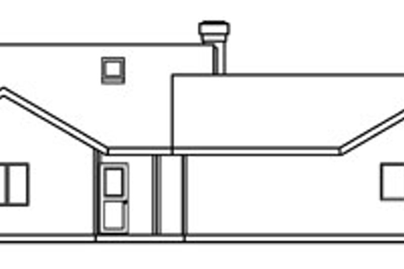 Dream House Plan - Exterior - Rear Elevation for Traditional House Plan #124-353 - 3 bed, 3 bath
