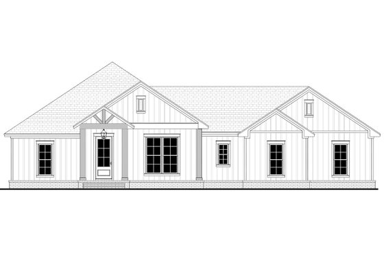 Exterior - Front Elevation 4 for Farmhouse House Plan #430-234 - 3 bed, 2.5 bath