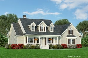 Country Exterior - Front Elevation Plan #929-885