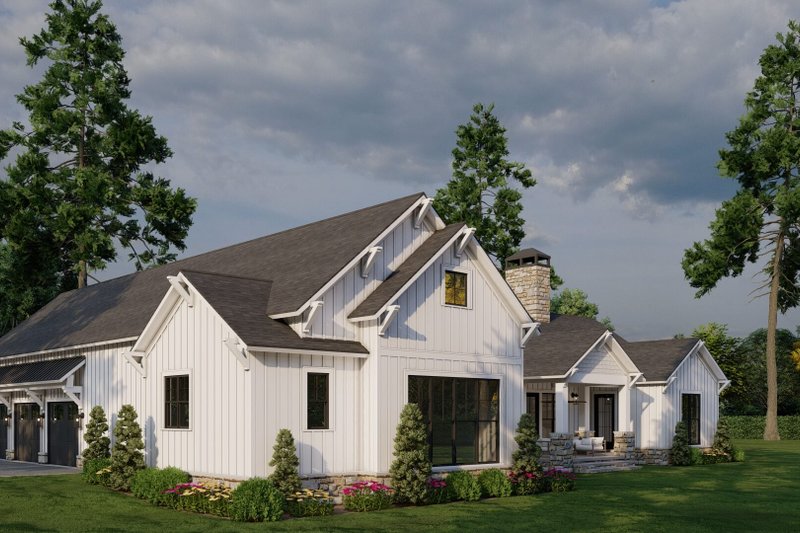 House Design - Exterior - Other Elevation 1 for Farmhouse House Plan #923-419 - 3 bed, 3.5 bath