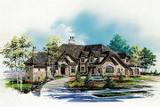 European Style House Plan - 6 Beds 7.5 Baths 7102 Sq/Ft Plan #5-454 