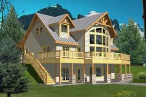 Modern Exterior - Front Elevation Plan #117-458