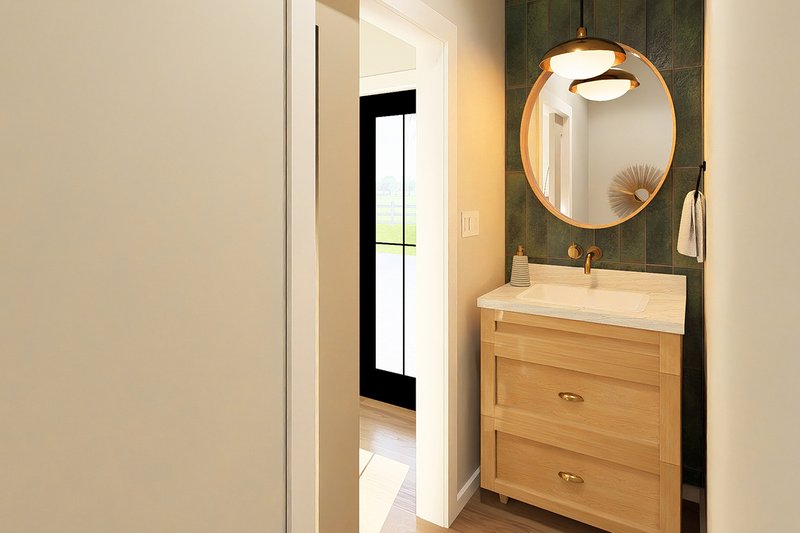 Architectural House Design - Interior - Bathroom 2 for Farmhouse House Plan #126-310 - 3 bed, 2.5 bath