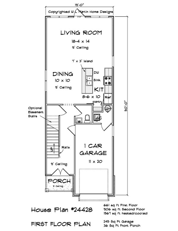 Cottage Floor Plan - Main Floor Plan #513-2220