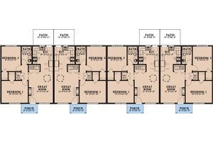 Floor Plan - Main Floor for Traditional House Plan #923-397 - 2 bed, 1 bath