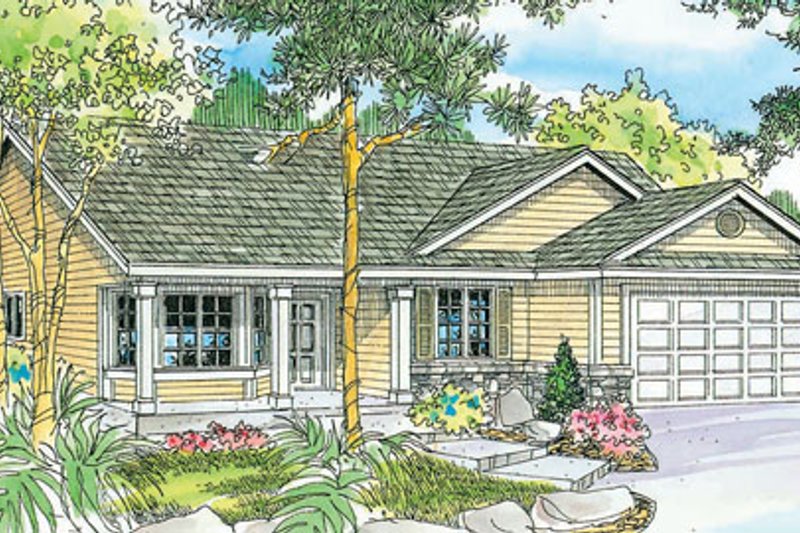 House Plan Design - Traditional Exterior - Front Elevation Plan #124-738