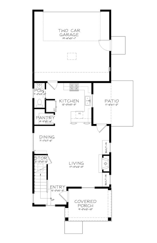 Traditional Floor Plan - Main Floor Plan #895-5