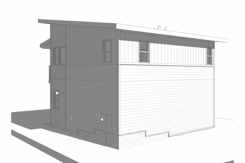 Architectural House Design - Exterior - Other Elevation for Modern House Plan #895-112 - 1 bed, 1 bath