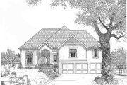Traditional Style House Plan - 3 Beds 3 Baths 2318 Sq/Ft Plan #6-175 