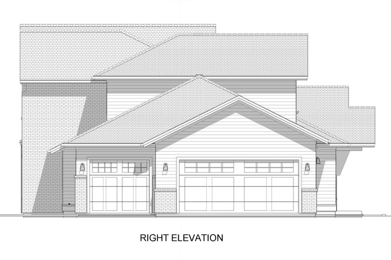 House Blueprint - Exterior - Other Elevation 5 for Traditional House Plan #1069-35 - 4 bed, 4.5 bath