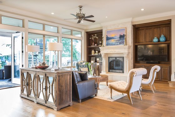 Interior - Family Room for European House Plan #48-650 - 4 bed, 4.5 bath