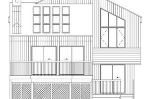 Exterior - Other Elevation for Modern House Plan #25-2288 - 4 bed, 2 bath