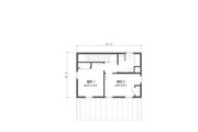 Cottage Style House Plan - 3 Beds 2 Baths 1200 Sq/Ft Plan #514-18 