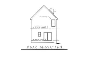 Exterior - Front Elevation 3 for European House Plan #20-2584 - 3 bed, 2.5 bath