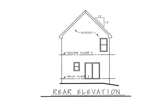 Exterior - Front Elevation 3 for European House Plan #20-2584 - 3 bed, 2.5 bath