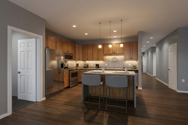 House Design - Interior - Kitchen for Farmhouse House Plan #126-268 - 3 bed, 2 bath