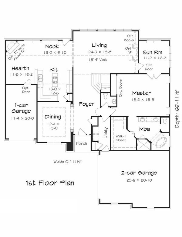 Floor Plan - Main Floor Plan #329-367