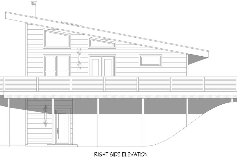 House Plan Design - Exterior - Other Elevation 1 for Country House Plan #932-1140 - 1 bed, 1 bath