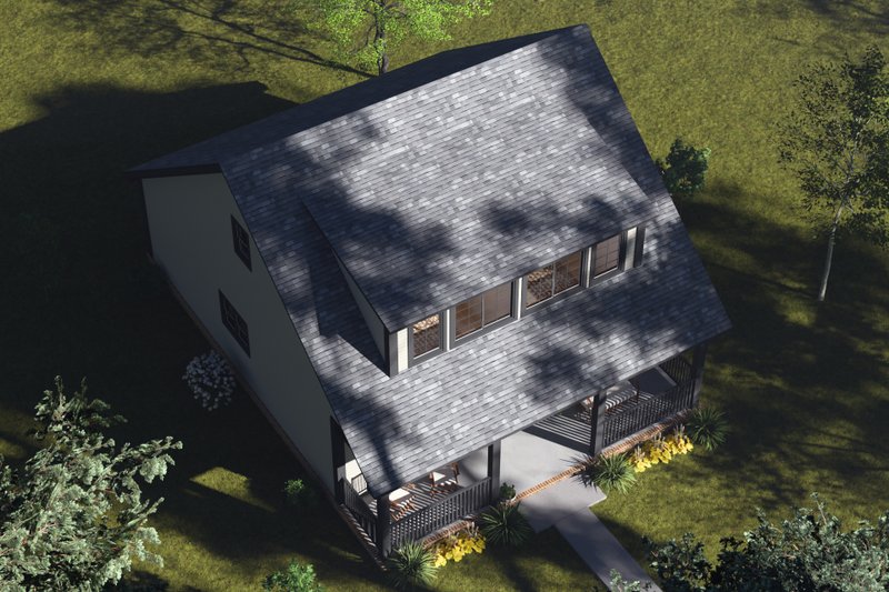 House Plan Design - Exterior - Other Elevation 3 for Cottage House Plan #513-2396 - 3 bed, 2.5 bath