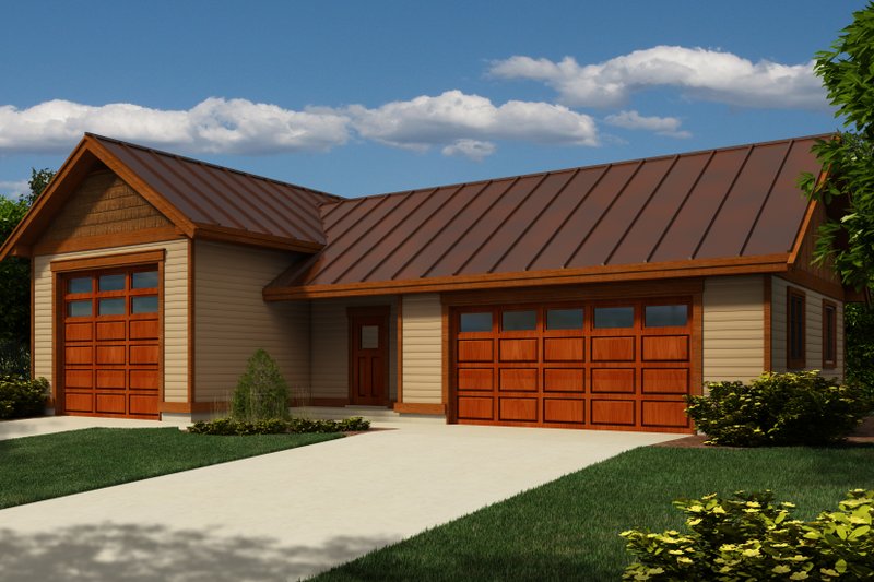 Architectural House Design - Cottage Exterior - Front Elevation Plan #118-127