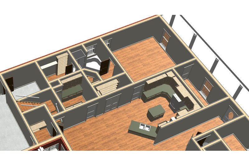 Home Plan - Floor Plan - Other Floor 3 for Country House Plan #44-129 - 4 bed, 3 bath