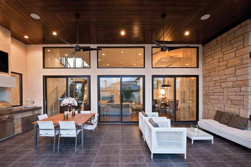 Architectural House Design - Exterior - Outdoor Living 2 for Contemporary House Plan #935-5 - 4 bed, 4 bath