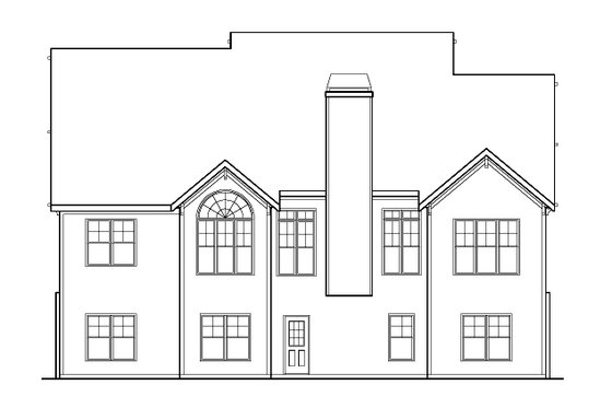 Exterior - Front Elevation 5 for Craftsman House Plan #927-3 - 4 bed, 3 bath