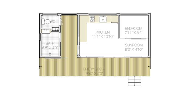 Modern Floor Plan - Main Floor Plan #897-1