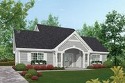 Traditional Style House Plan - 1 Beds 1.5 Baths 831 Sq/Ft Plan #57-349 