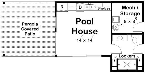 Home Plan - Modern Floor Plan - Main Floor Plan #455-646