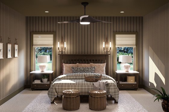 Interior - Bedroom for Traditional House Plan #455-349 - 4 bed, 3 bath