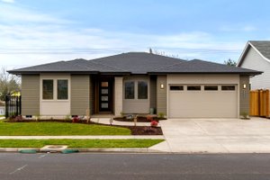 Dream House Plan - Prairie Exterior - Front Elevation Plan #124-1173