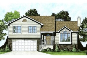 Traditional Exterior - Front Elevation Plan #58-170
