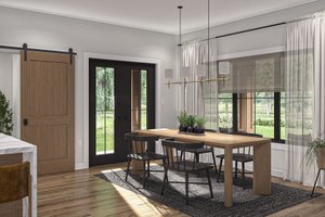Interior - Dining Room 1 for Farmhouse House Plan #455-440 - 3 bed, 2.5 bath