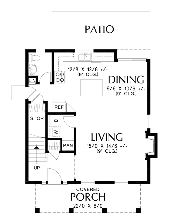 Home Plan - Farmhouse Floor Plan - Main Floor Plan #48-992