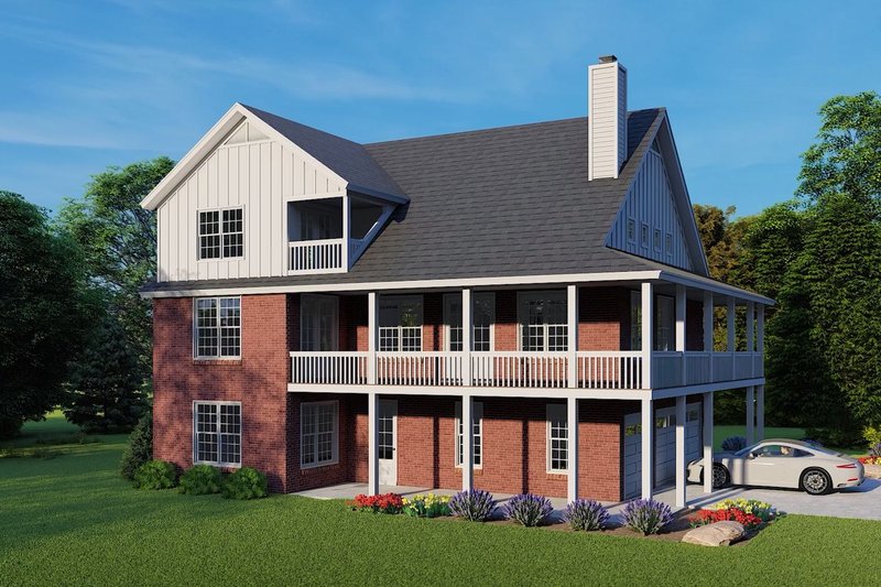 Architectural House Design - Photo 2 for Southern House Plan #932-827 - 3 bed, 2 bath