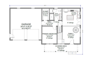 Craftsman Style House Plan - 3 Beds 2 Baths 1515 Sq/Ft Plan #1116-22 Floor 