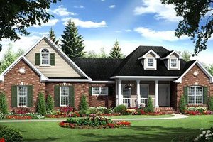 Home Plan - Traditional Exterior - Front Elevation Plan #21-278
