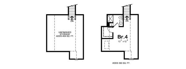 House Plan Design - Optional Bonus Level or Bedroom 4