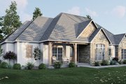 European Style House Plan - 3 Beds 2.5 Baths 2199 Sq/Ft Plan #923-301 