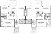 Modern Style House Plan - 3 Beds 3 Baths 2252 Sq/Ft Plan #303-151 
