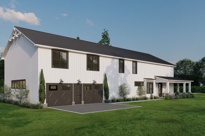 House Plan Design - Exterior - Other Elevation for Barndominium House Plan #923-355 - 5 bed, 5.5 bath