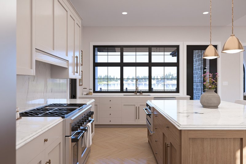 Architectural House Design - Interior - Kitchen 1 for Cottage House Plan #455-797 - 3 bed, 3 bath