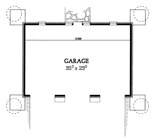 House Blueprint - Traditional Floor Plan - Main Floor Plan #72-250